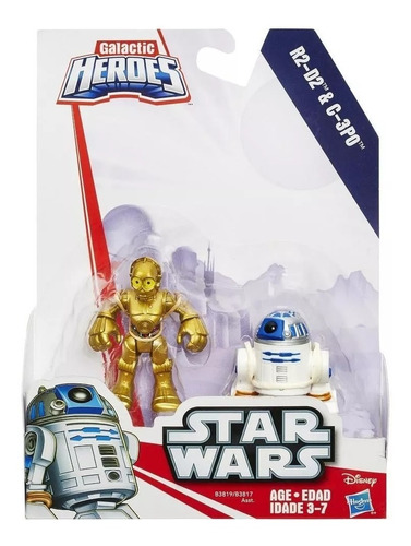 Playskool Gallactic Hero R2d2/c3po - Raro !