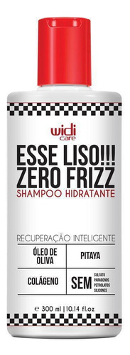 Shampoo Hidratante Esse Liso Zero Frizz 300ml Widi Care