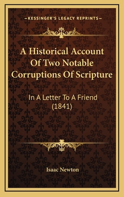 Libro A Historical Account Of Two Notable Corruptions Of ...