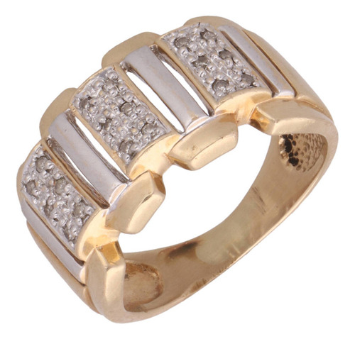 Anillo De 14k Oro Amarillo, 5.9 Gramos