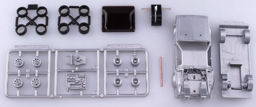 Back To The Future -pull-back Delorean 1/43 Parte 3 Aoshima Gris (Usado)