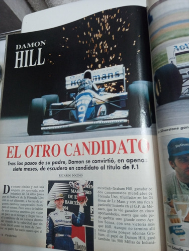 Revista Parabrisas 193 1994 Damon Hill Formula 1 Leer Bien