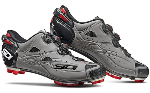 Imagem 1 de 4 de Sapatilha Mtb Sidi Tiger Matt Srs Carbon Cinza Original
