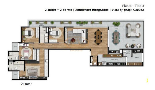 Apartamento Com 4 Dormitório(s) Localizado(a) No Bairro Vila Madalena Em São Paulo / São Paulo - 7060:912688