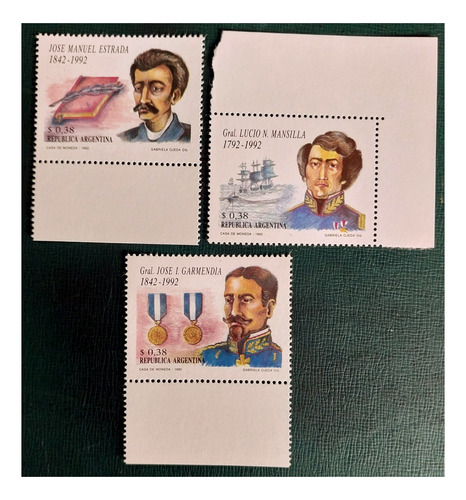 1992. Conmemorac. Històricas Ii. Personalidades. Mint 