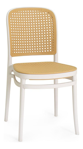 Cadeira De Jantar Roma Para Sala E Cozinha Cor Branco