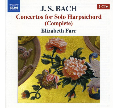 Cd De Conciertos Completos De J.s./farr Bach Para Clavecín S