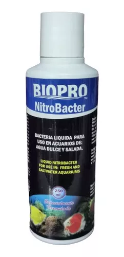 Biopro Bacteria Para Acuarios De Agua Dulce Y Salada 250 Ml