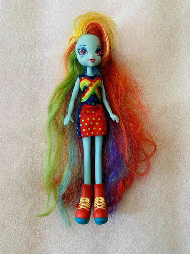 Muñeca Equestria Girl Rainbow Dash My Little Pony 24 Cm (Usado)