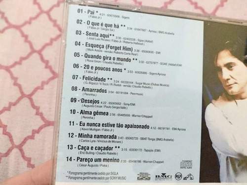Cd Fábio Jr - Seus Maiores Sucessos (Usado)