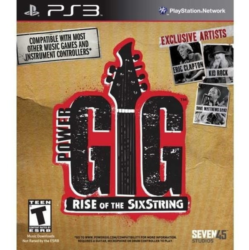 Juego Power Gig Rise Of The Sixstring Ps3 Nuevo Sellado