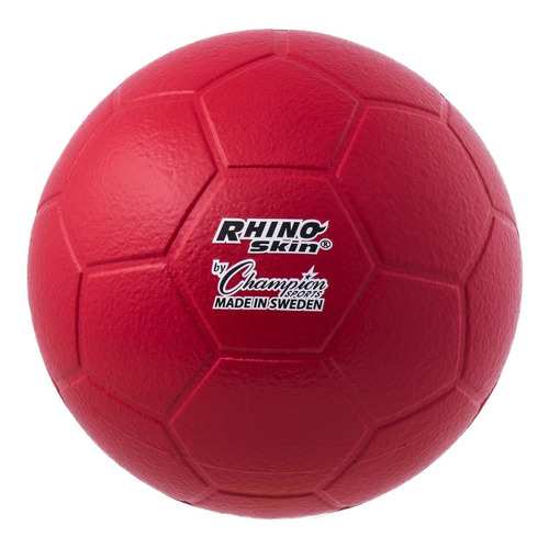 Balon Futbol Espuma Moldeada Tamaño 4 Color Rojo