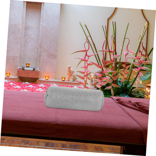 Almohada Redonda De Apoyo Para El Cuello Y Almohada De