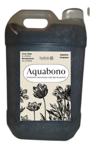 Fertilizante Liquido Concentrado 5 Lts. Aquabono