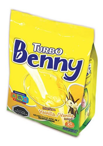 Saborizante Leche Sin Gluten Turbo Benny Vainilla 200 Gr