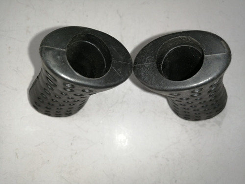Imagen 3 de 4 de Puños Colmena Negros De Bicicletas Pack De 4 Pares