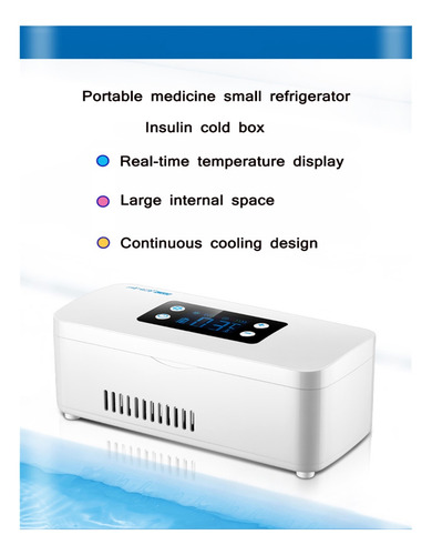 Nevera Recargable For Medicamentos Enfriadores De Insulina
