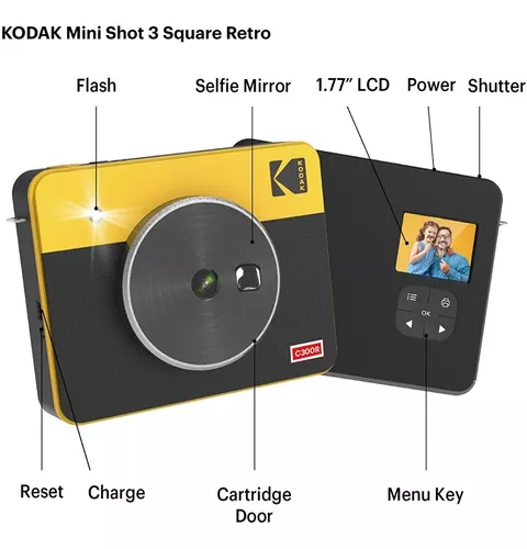 Kodak Mini Shot 3, ¿Quieres tomar una foto e imprimirla al instante?