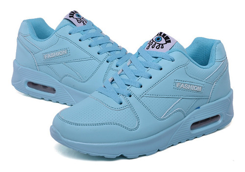 Tenis Deportivos Con Cápsula De Aire Para Mujer, Blanco