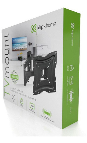 Soporte Klip Xtreme Kpm-875 De Pared Para Tv/monitor Negro