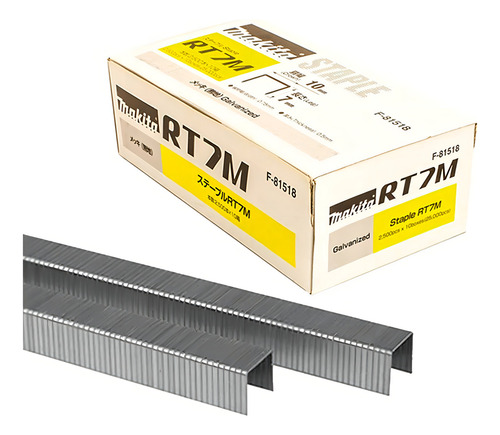 Caixa De Grampos 7mm 2500 Peças Makita F-81518 Cor Prata