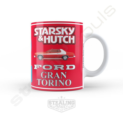 Taza Porcelana Fierrera | Starsky & Hutch | Ford Gran Torino