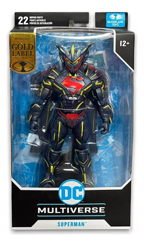 Superman Energized Unchained Gold Dc Multiverse Mcfarlane