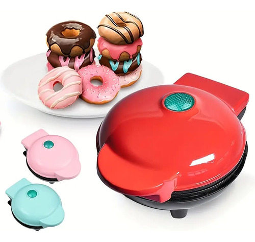 Mini Máquina De Donuts Antiadherente De 3 Moldes Donas