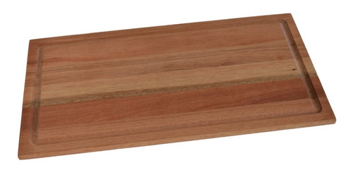 Tabla Madera Rectangular Cocina Asado Canaleta 24x45x2cm 