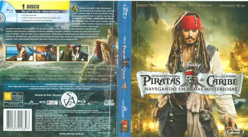 Piratas do Caribe navegando em águas misteriosas - dvd em Promoção na  Americanas