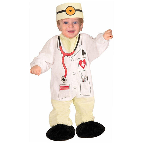 Disfraz Para Bebé Quiero Ser Doctor Talla 0-6 Meses