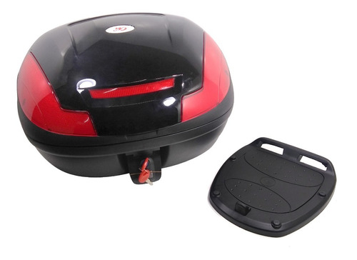 Baul Moto Negro Trasero 43 Litros Negro Yoyo Um