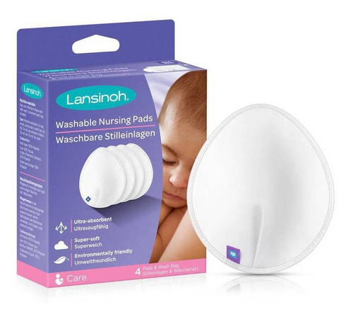Imagem 3 de 3 de Absorvente Lavavel Para Seios 04 Pçs Lansinoh L01020074