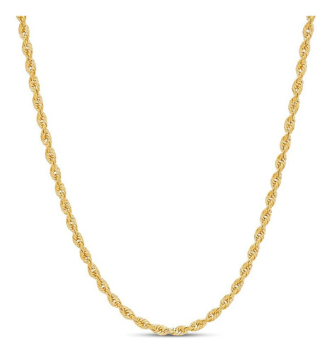 Cadena Torzal Oro Italiano 14k 14 Kilates 60cm 3.3mm