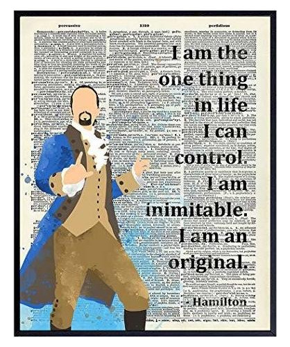 Pósteres Hamilton Quotes - Hamilton Poster - Hamilton Musica