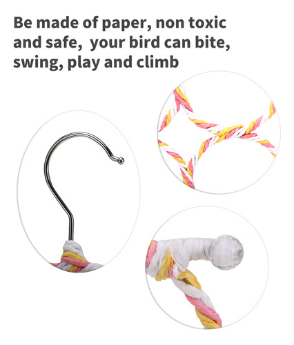 Red De Papel Birds Net Birds, Con Forma De Escalera, Columpi