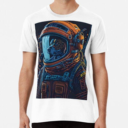 Remera Space Dog Algodon Premium