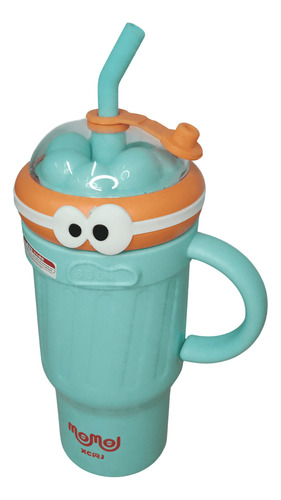 Vaso Termico Momo 1000ml Acero Inoxidable Celeste Sweet