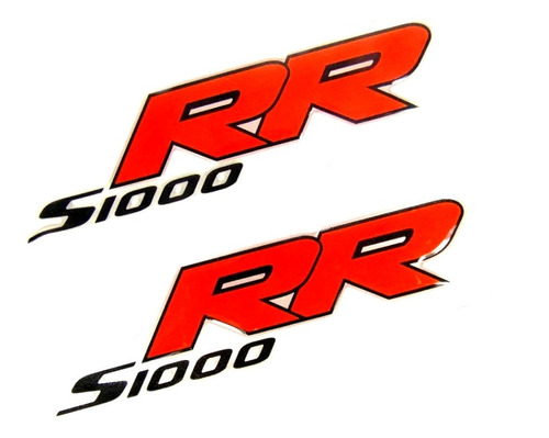 Par De Adesivo Emblema Resinado Compatível Com S1000rr Res16