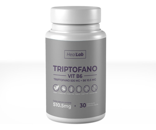 Tritofano 500 Mg Vitamina B6 10,5 Mg Serotonina X 30