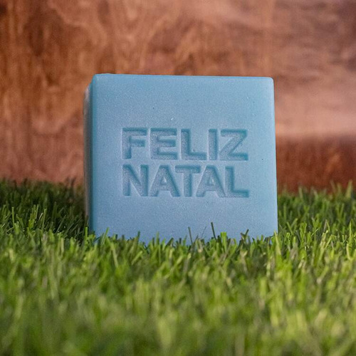 Imagem 2 de 4 de Forma De Silicone Barra Feliz Natal Ib-1770