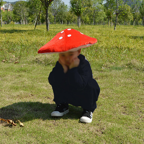 Sombrero De Hongo Disfraz Favor Suministros Gorras Cosplay