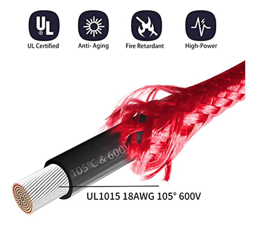 Kit De Cable De Extensión Para Pc Psu 18awg 24pin Motherb