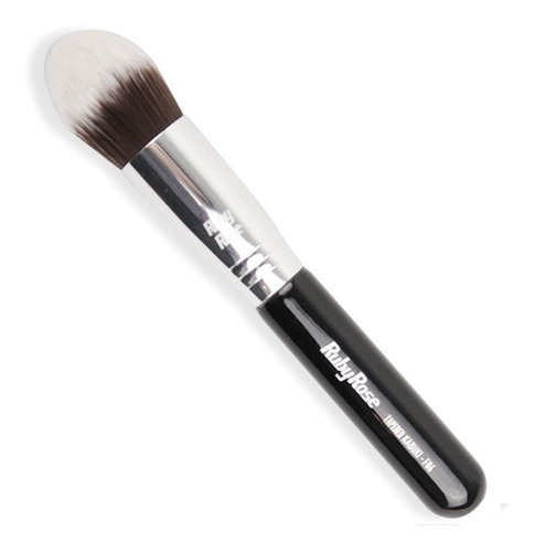 Pincel Kabuki Profissional Para Make Aplicação Líquida Creme Cor Preto