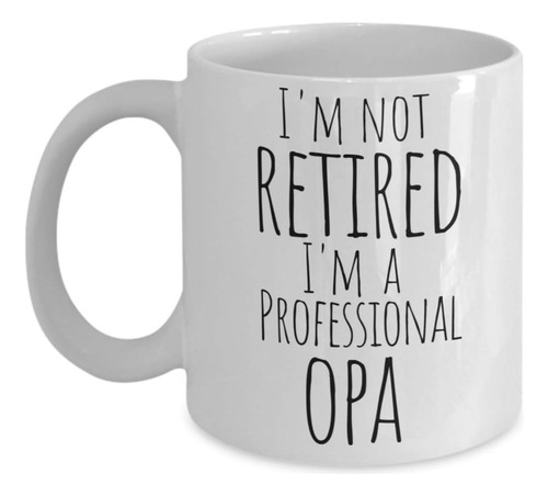 Opa Taza Para Abuelos Alemanes - Taza De Café De 11 Oz - Par