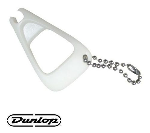 Imagem 1 de 2 de Chaveiro Para Violão Tira Pino Dunlop (cores Preto E Branco)
