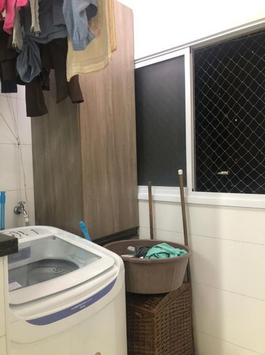 Imagem 7 de 27 de Apartamento Frente Rua Semi Mobiliado, Com 3 Dormitórios, Varanda Gourmet À Venda, 88 M² Por R$ 540.000 - Vila Guilhermina - Praia Grande/sp - Ap3678