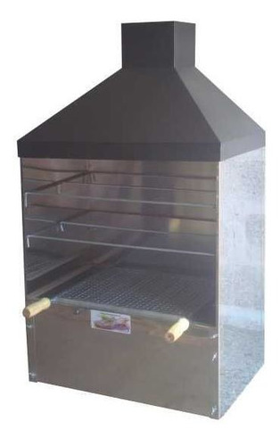Churrasqueira Inox Luxo C/ Coifa Parede Ou Bancada Gourmet!