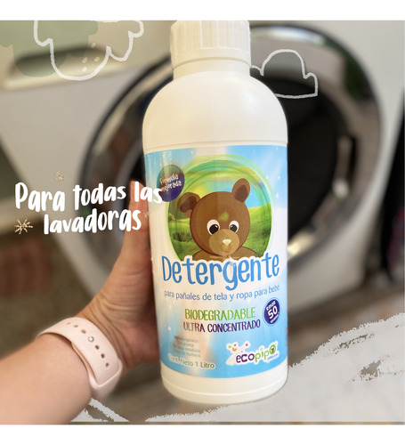 Ecopipo Detergente Para Pañales Ecológicos