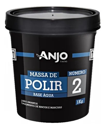 comprar Pasta Pulir  Fina Nº 2 Blanca  Anjo 1 Kg Base Agua \u002F Autos